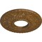 Ekena Millwork Hurley Medallion (Canopies up to 7 1/4"), 22 1/8"OD x 7 1/4"ID x 1 3/4"P, Smokey Topaz Crackle CM26HUSTC - alternate 2